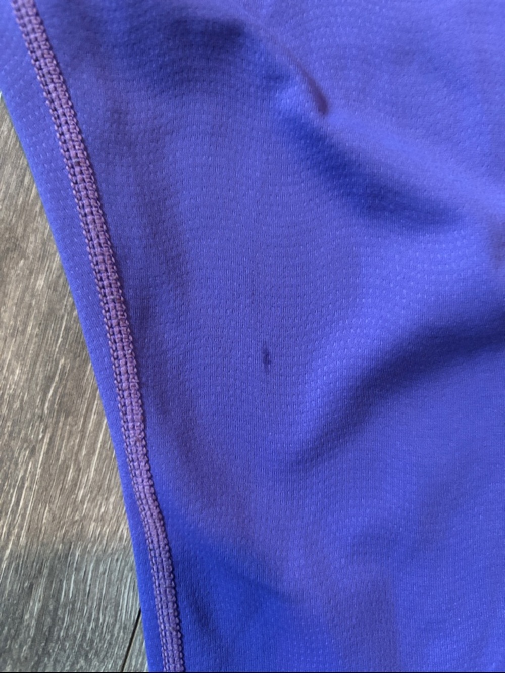 Zyia Active  6/8 Purple Leggings - Comfortable High-Waist Performance - Picture 3 of 4